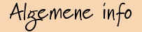 Algemene info